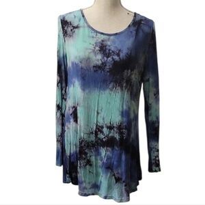 Tie-Dye Long Sleeve Top By DJT